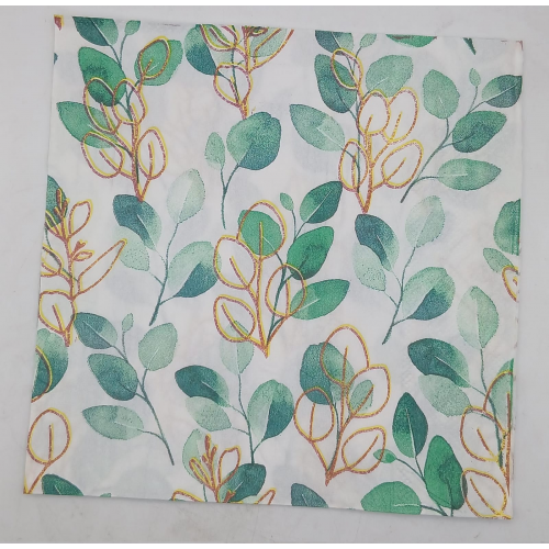 SERVITTES WHITE & GREEN SMALL LEAVES SERVITTES WHITE & GREEN SMALL LEAVES